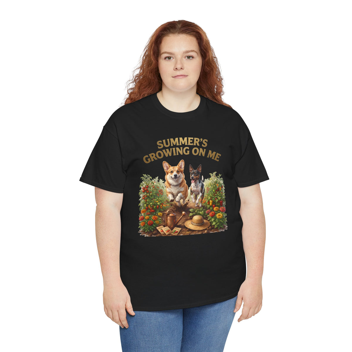 Summer's Growing on Me Corgi & Rat Terrier Unisex T-Shirt