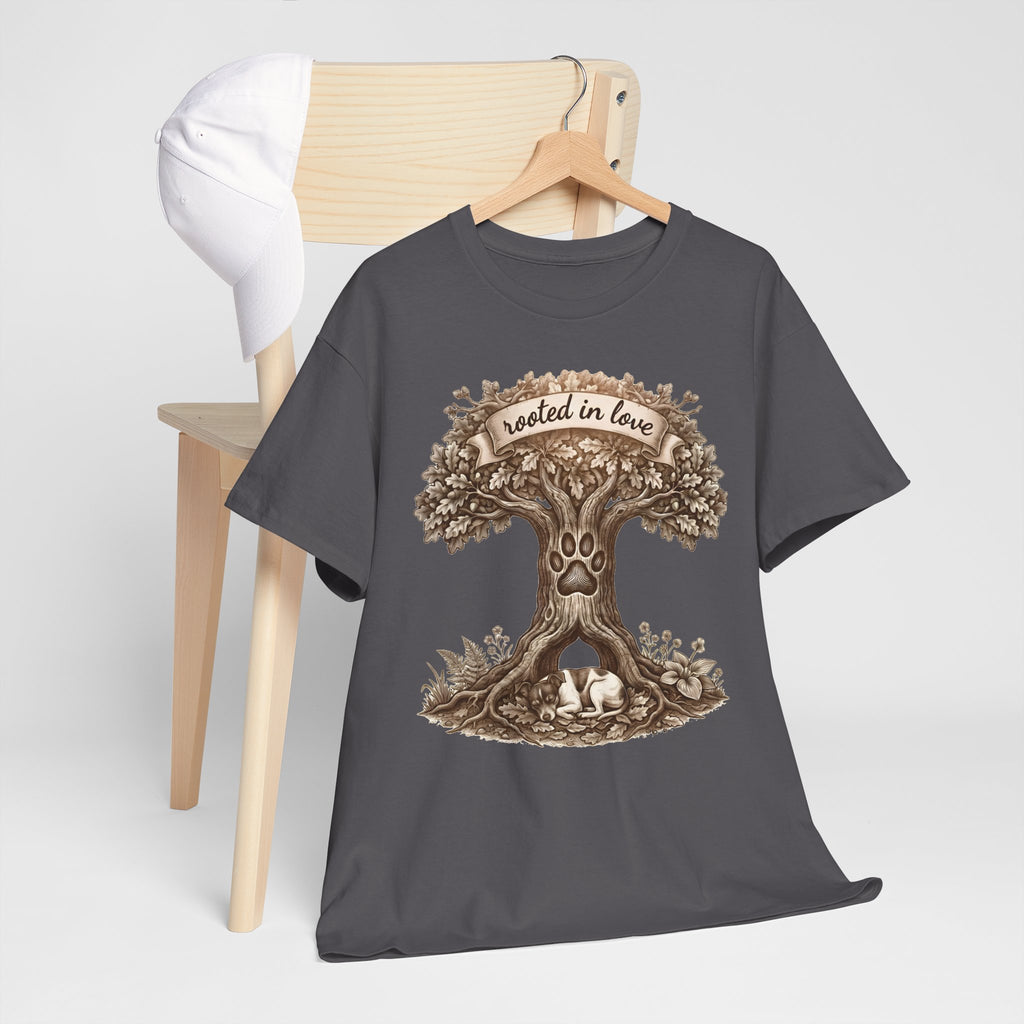 Rooted in Love Tree T-Shirt — Woodland Family & Pet Nature Tee