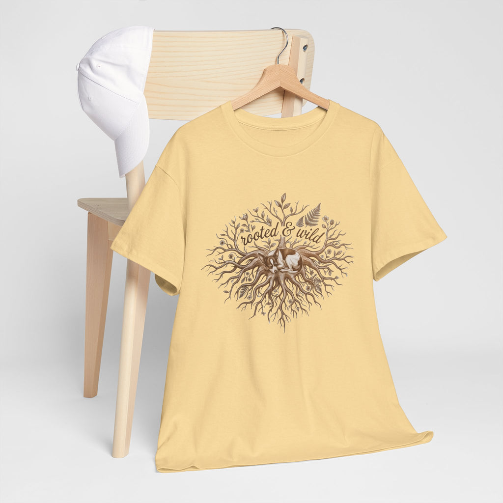 Rooted & Wild Tee — Inspirational Nature T-Shirt