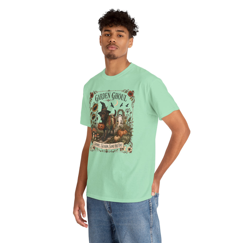Garden Ghoul Spooky Season Same Old Dog Unisex T-Shirt