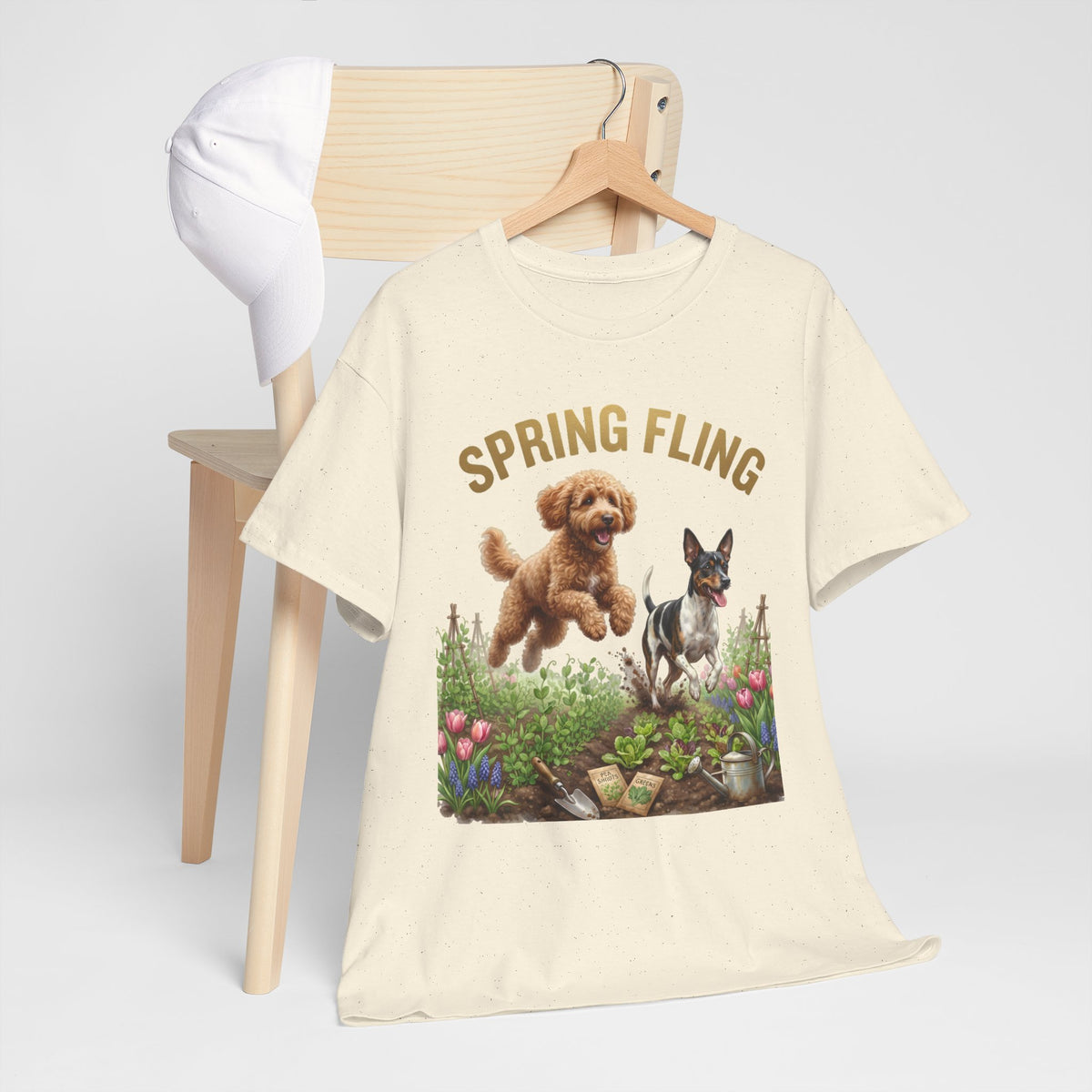 Spring Fling Labradoodle & Rat Terrier Unisex T-Shirt