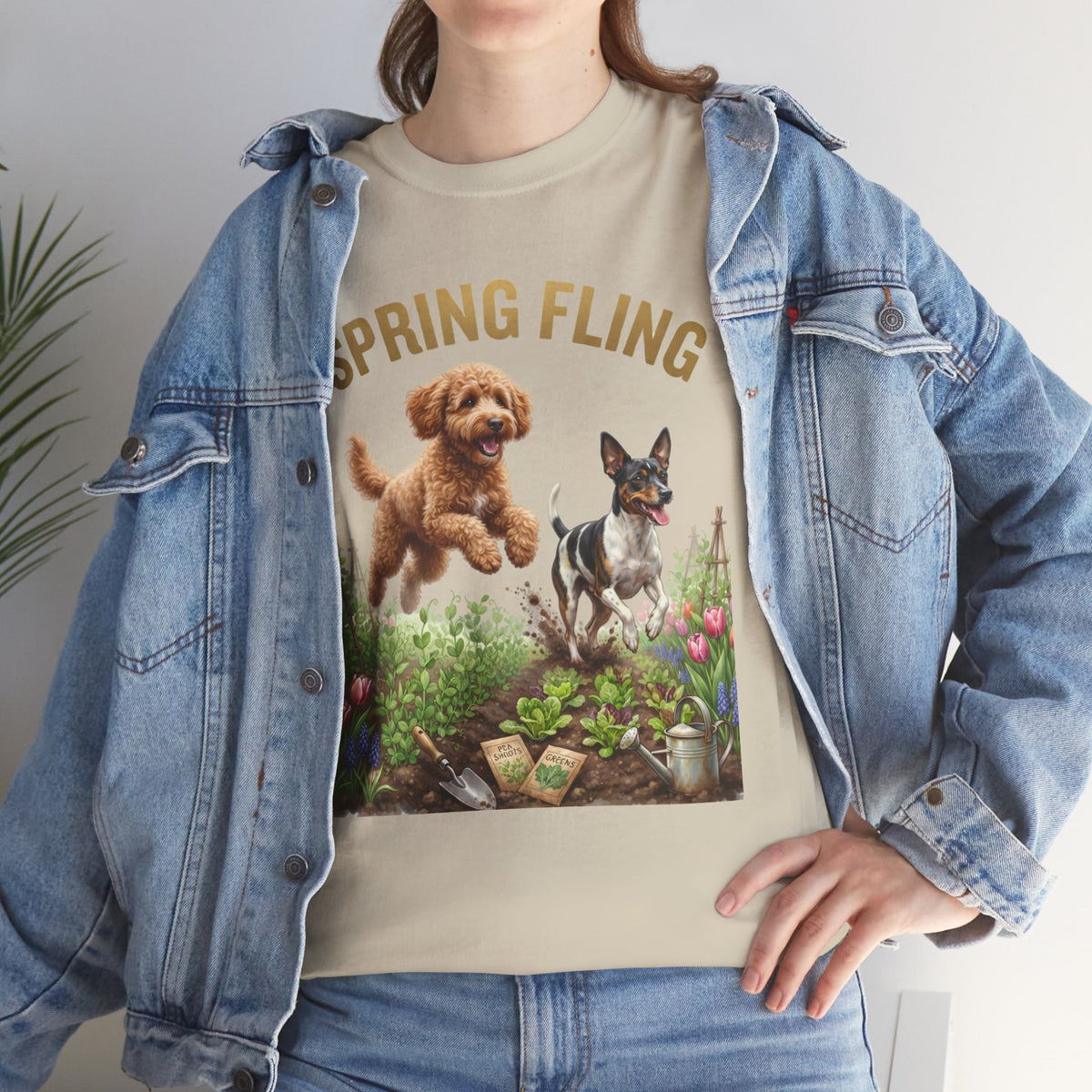 Spring Fling Labradoodle & Rat Terrier Unisex T-Shirt