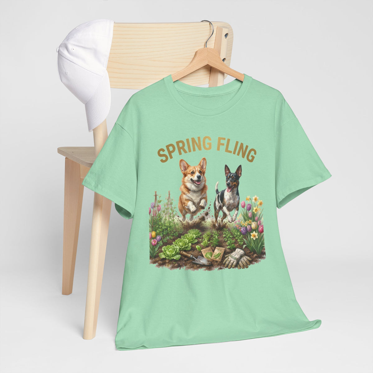 Spring Fling Corgi & Rat Terrier Unisex T-Shirt