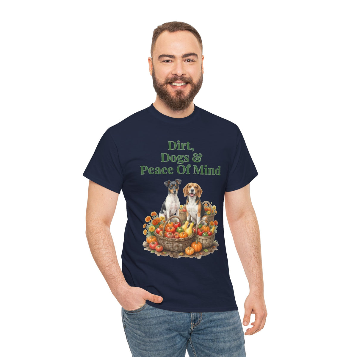 Dirt, Dogs & Peace Of Mind Unisex T-Shirt