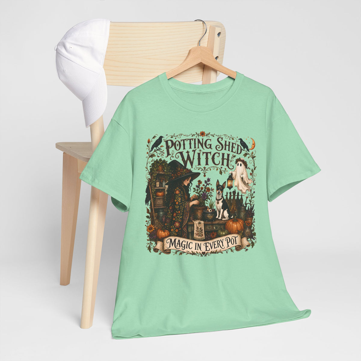 Potting Shed Witch Magic In Every Pot Unisex T-Shirt