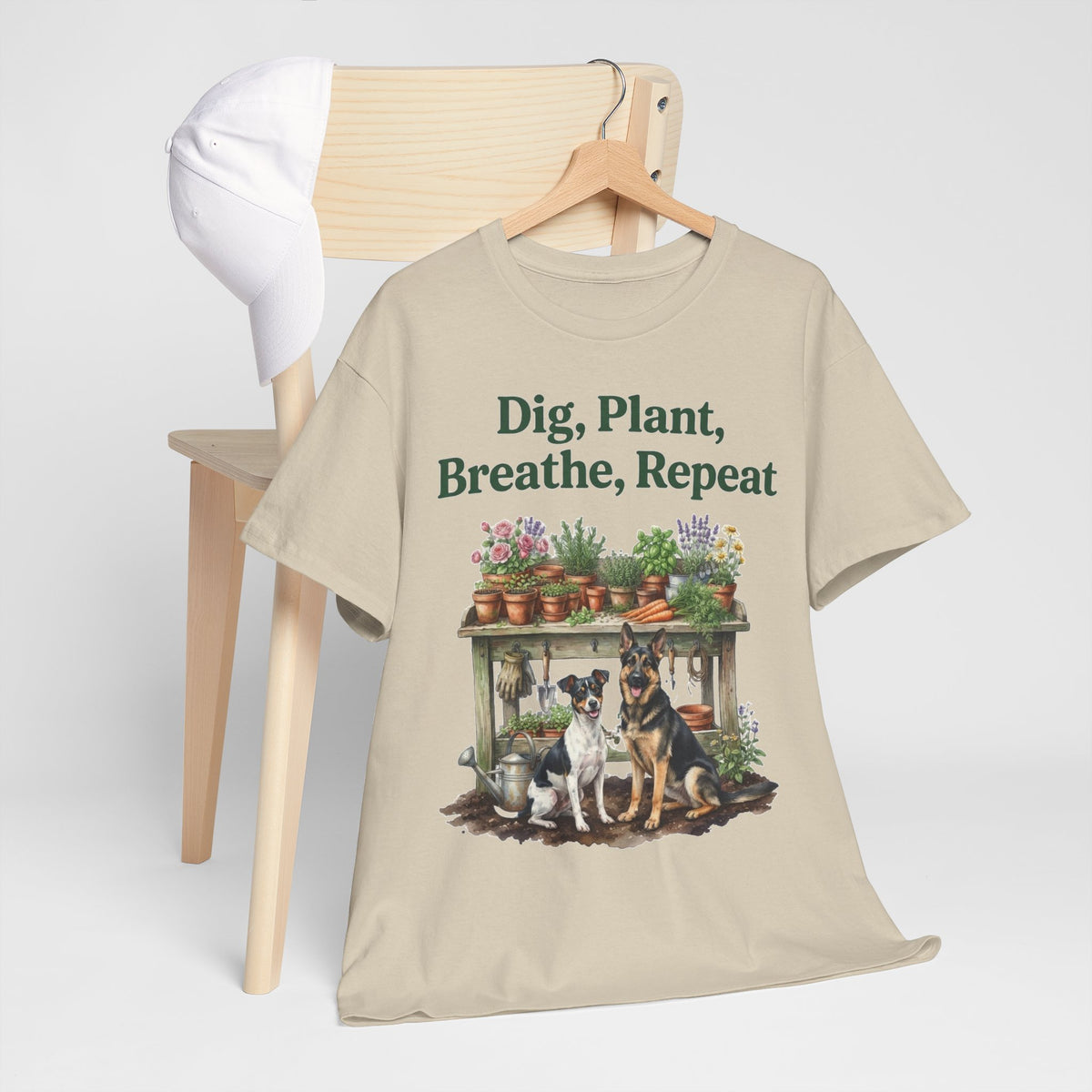 Dig, Plant, Breathe, Repeat Unisex T-Shirt