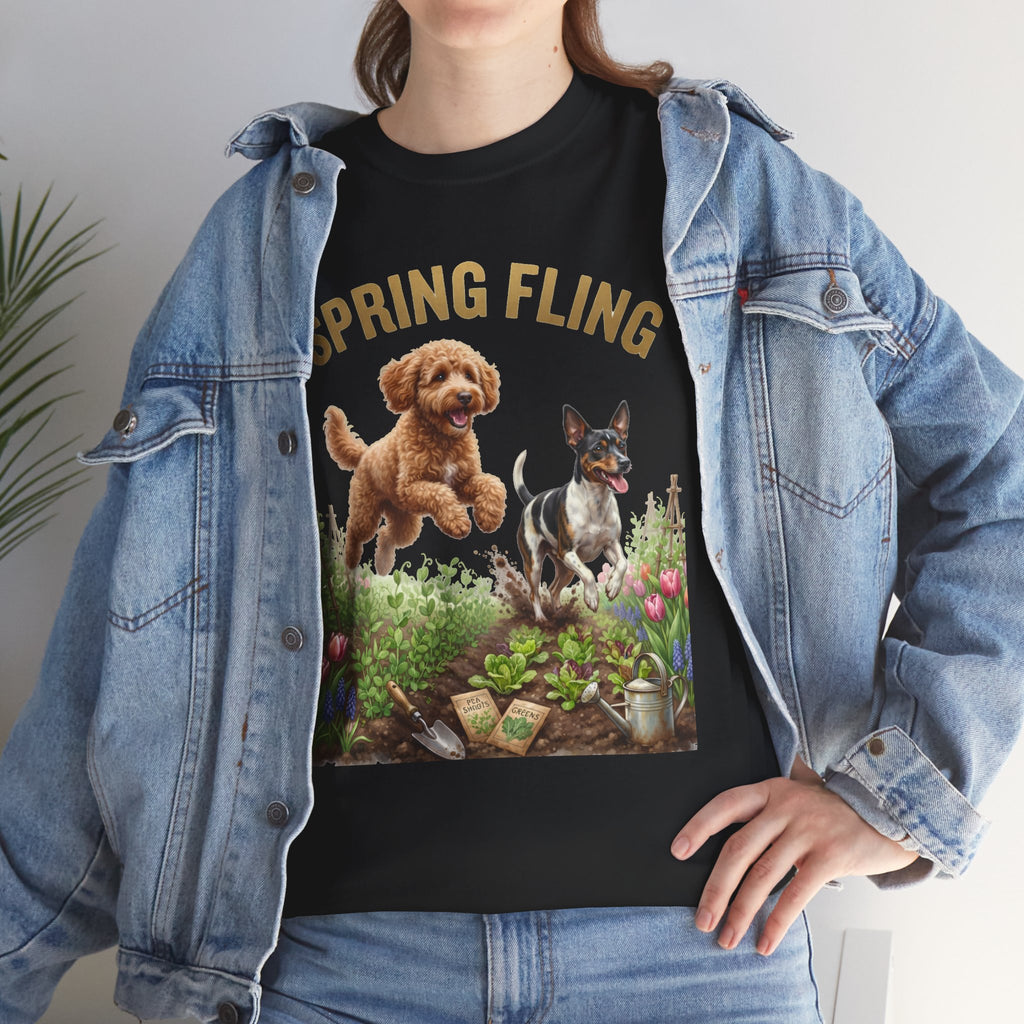 Spring Fling Labradoodle & Rat Terrier Unisex T-Shirt