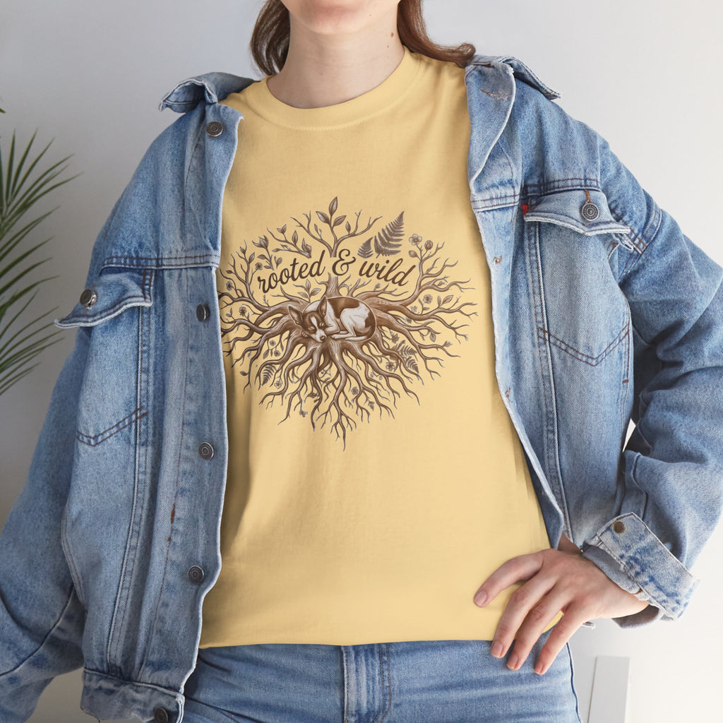 Rooted & Wild Tee — Inspirational Nature T-Shirt