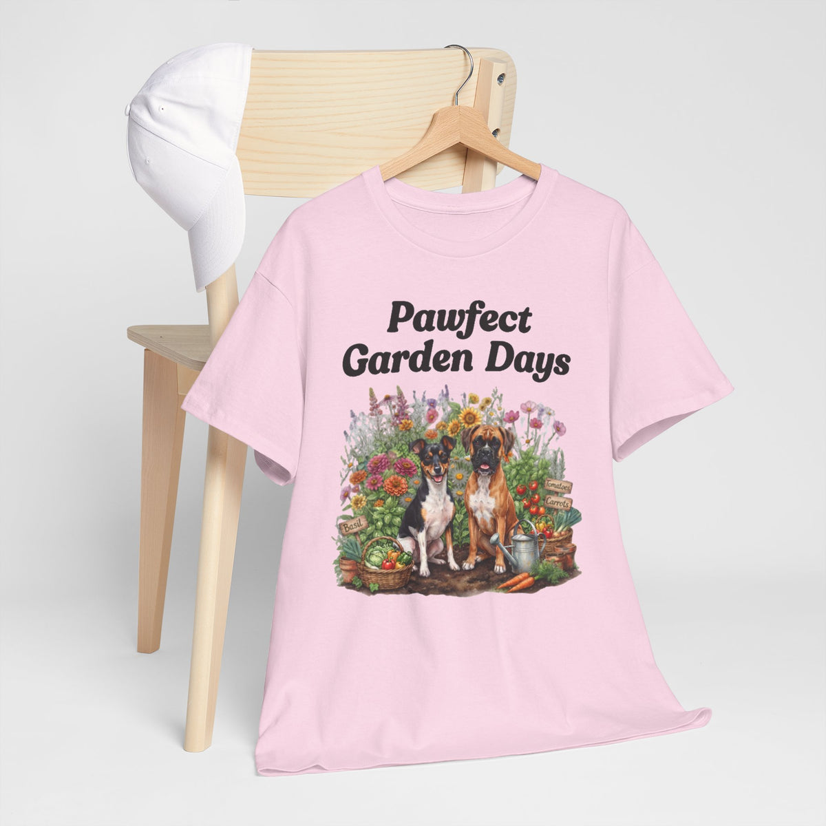 "Pawfect Garden Days" | Cute Dog & Floral Gardening Tee