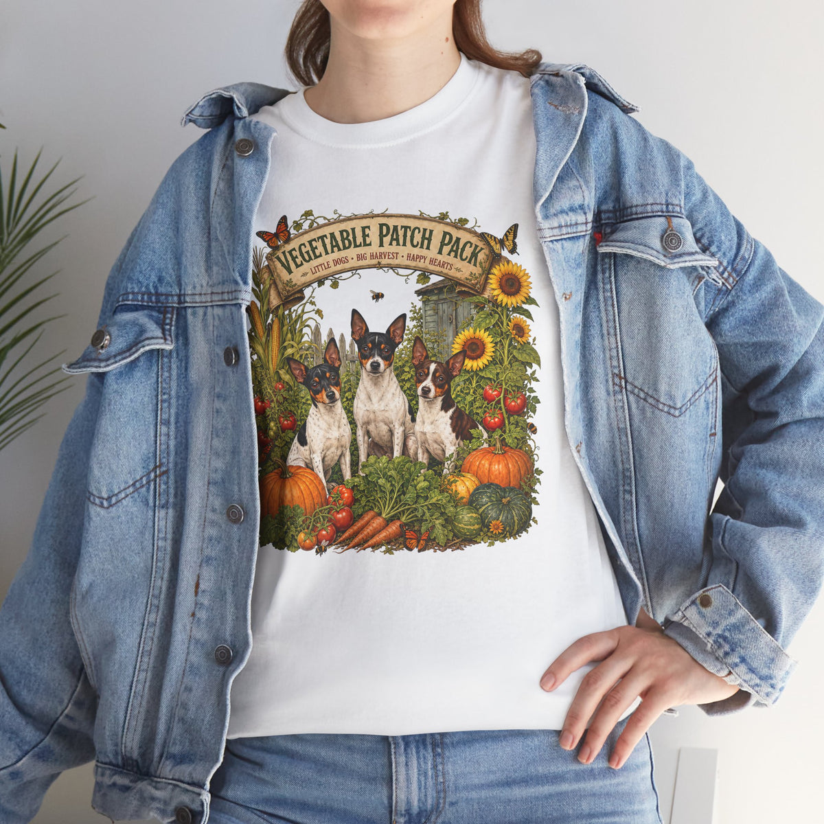 "Vegetable Patch Pack" Rat Terrier Tee