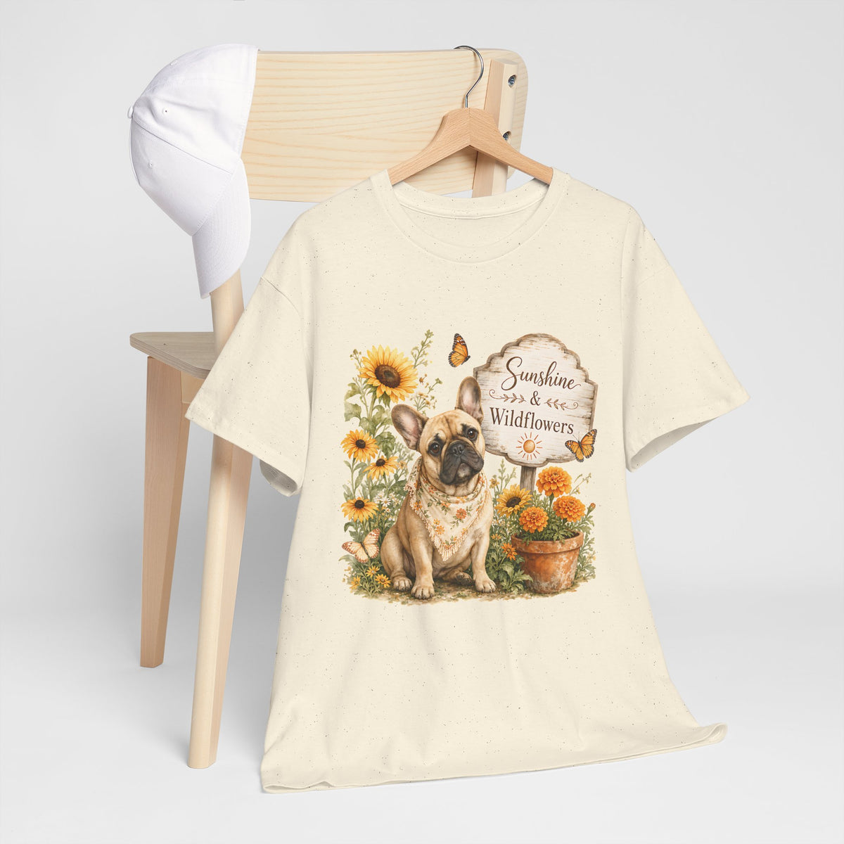 Sunshine & Wildflowers French Bulldog T-Shirt