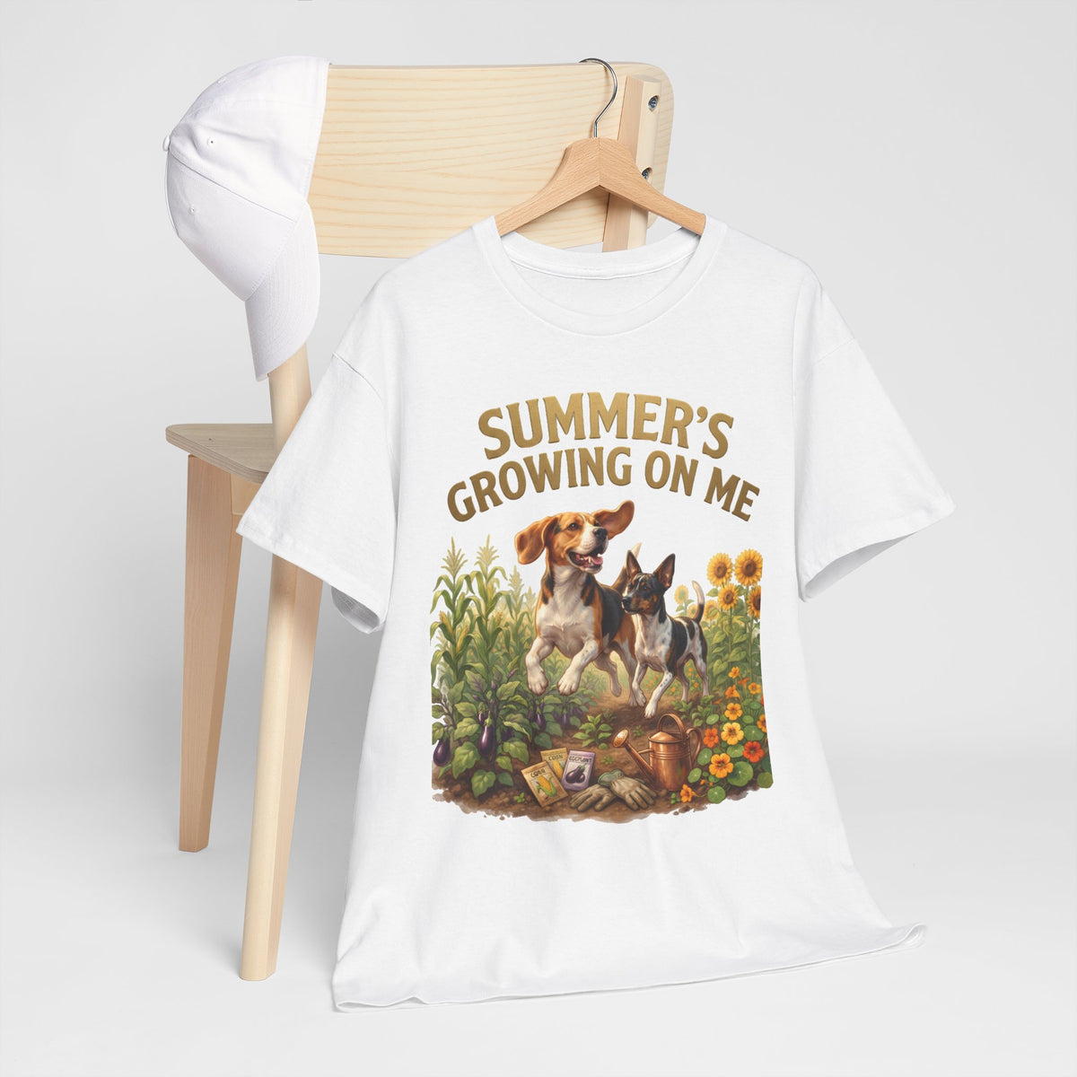 Summer's Growing on Me Beagle & Rat Terrier Unisex T-Shirt