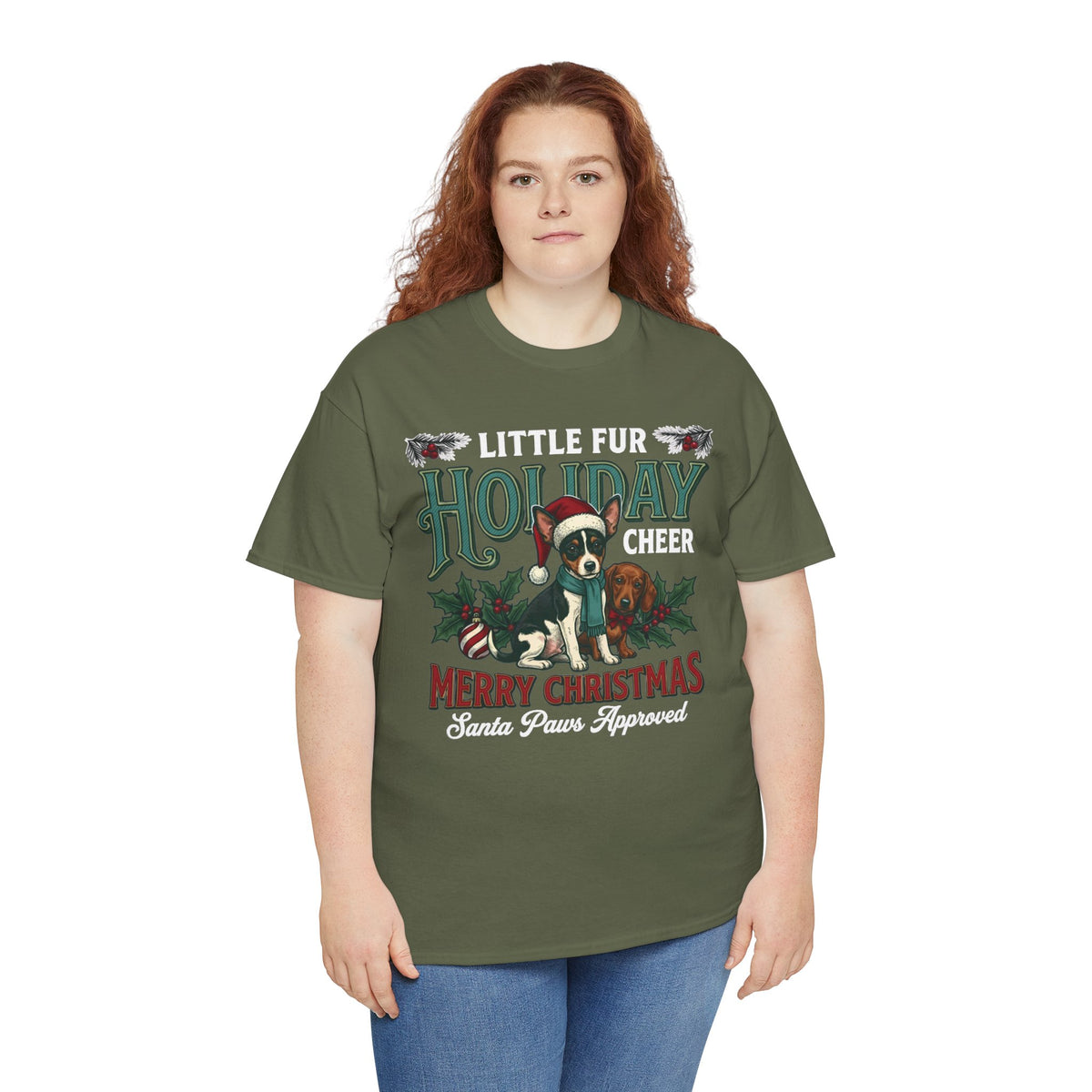 Little Fur Holiday Cheer Unisex T-Shirt