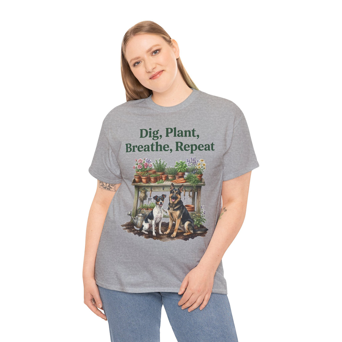Dig, Plant, Breathe, Repeat Unisex T-Shirt