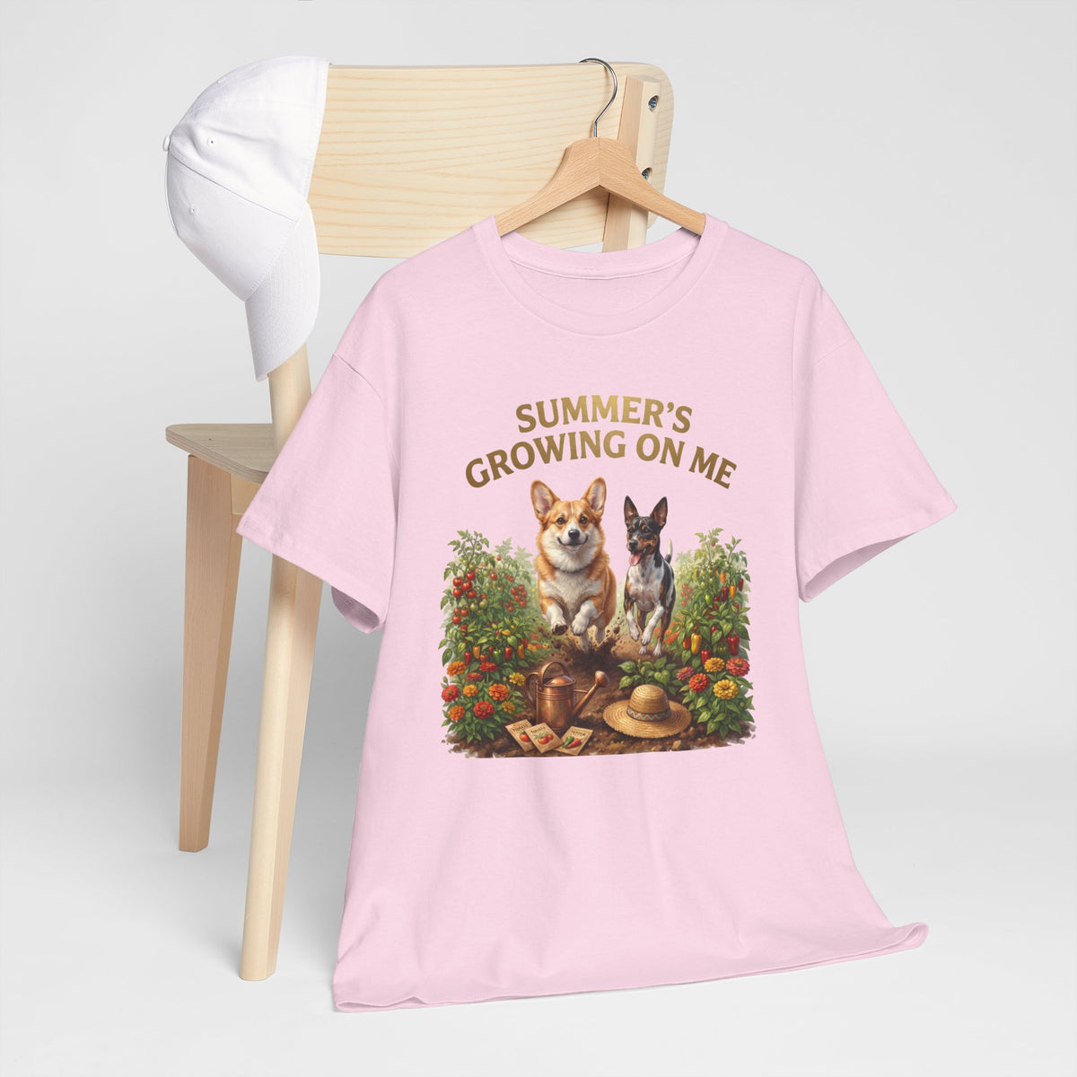 Summer's Growing on Me Corgi & Rat Terrier Unisex T-Shirt