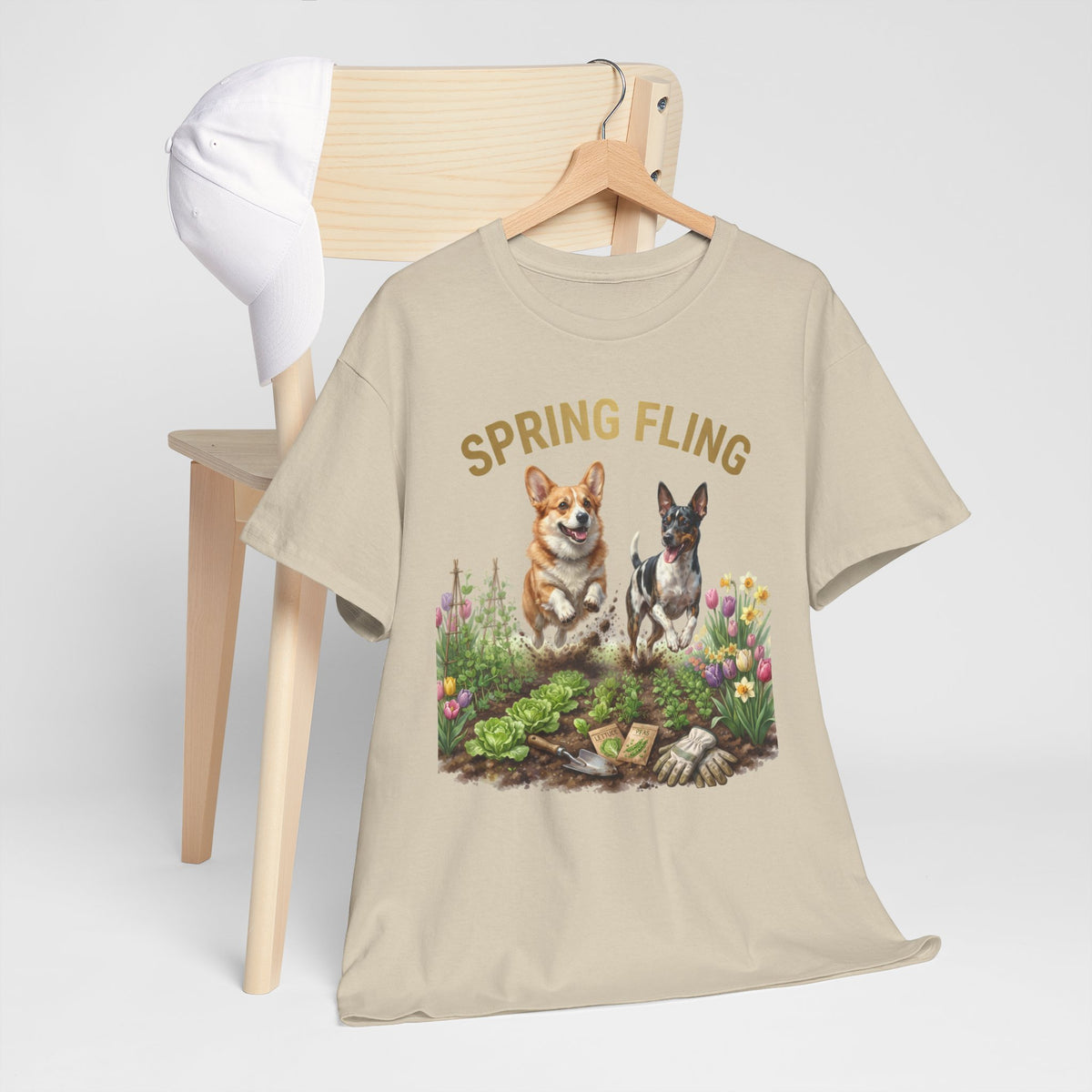 Spring Fling Corgi & Rat Terrier Unisex T-Shirt