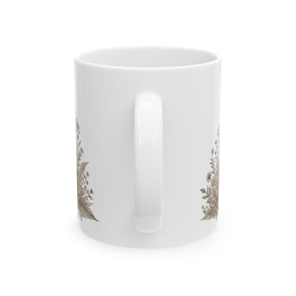 Green Thumb Ceramic Mug — Gardening Watering Can Design (11oz & 15oz)