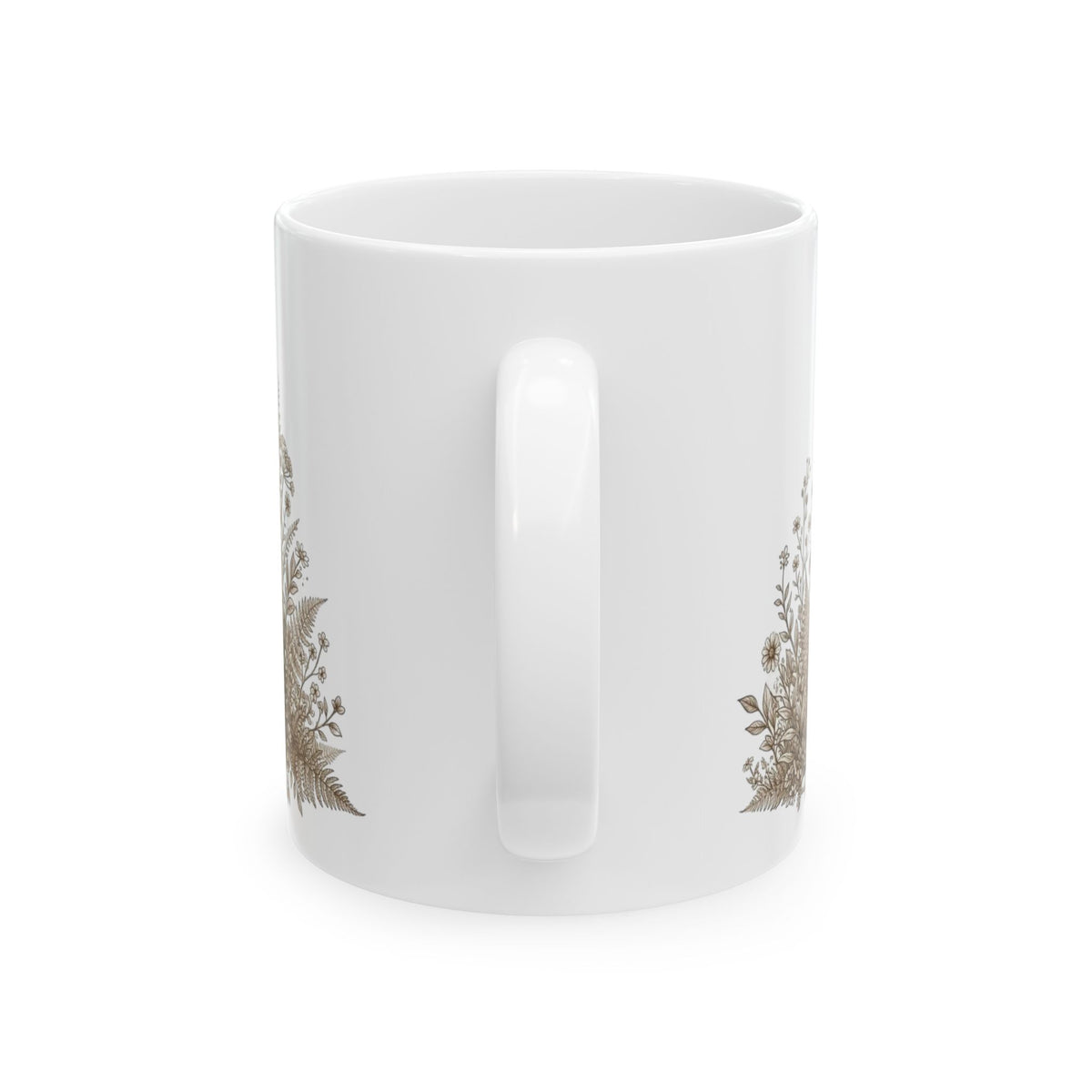 Green Thumb Ceramic Mug — Gardening Watering Can Design (11oz & 15oz)