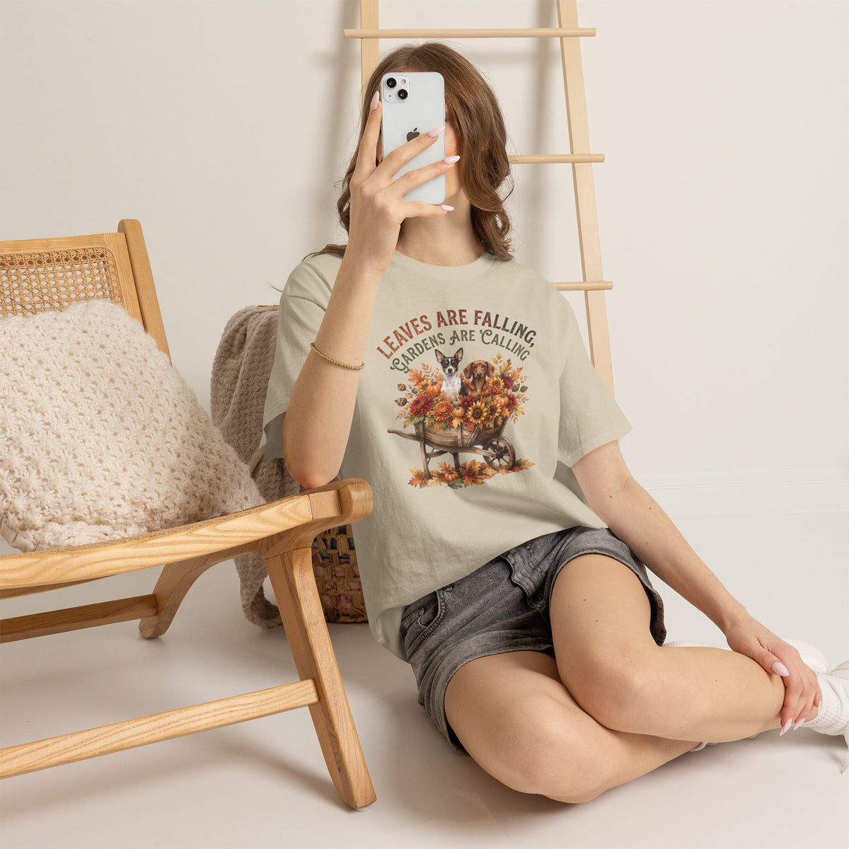 Leaves Are Falling Gardens Are Calling Unisex T-Shirt