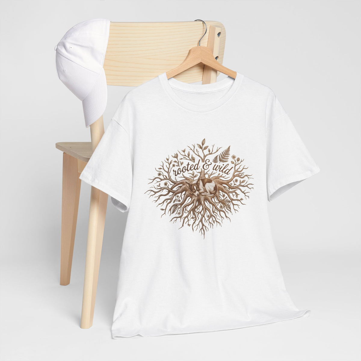 Rooted & Wild Tee — Inspirational Nature T-Shirt