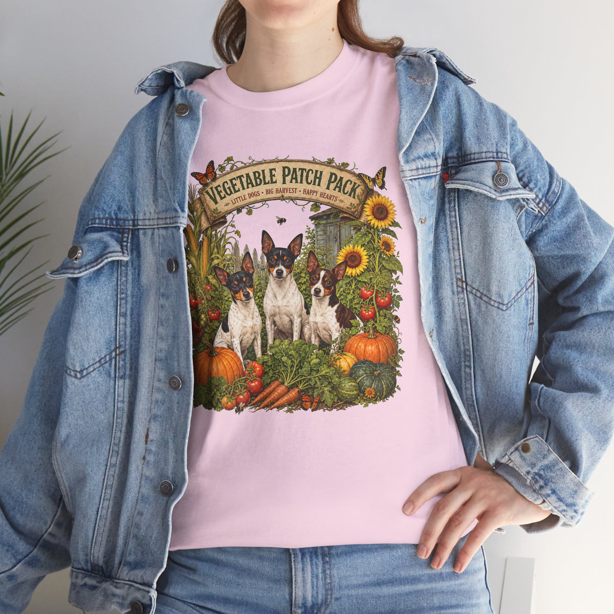 "Vegetable Patch Pack" Rat Terrier Tee