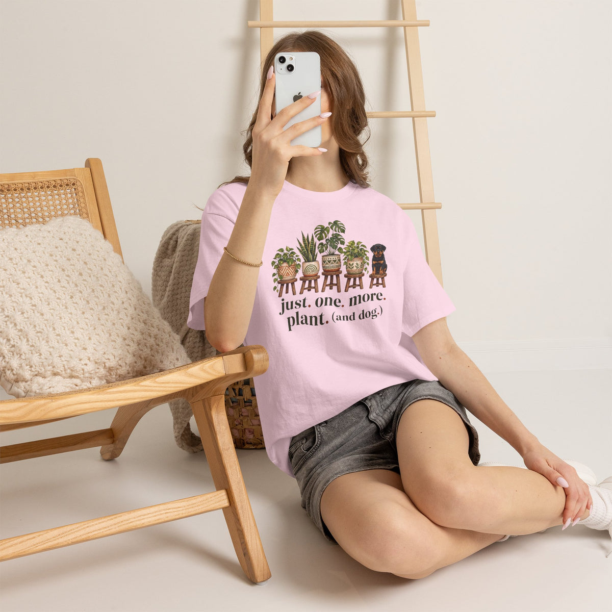 Just. One. More. Plant. (And Dog.) Unisex T-Shirt Rottweiler