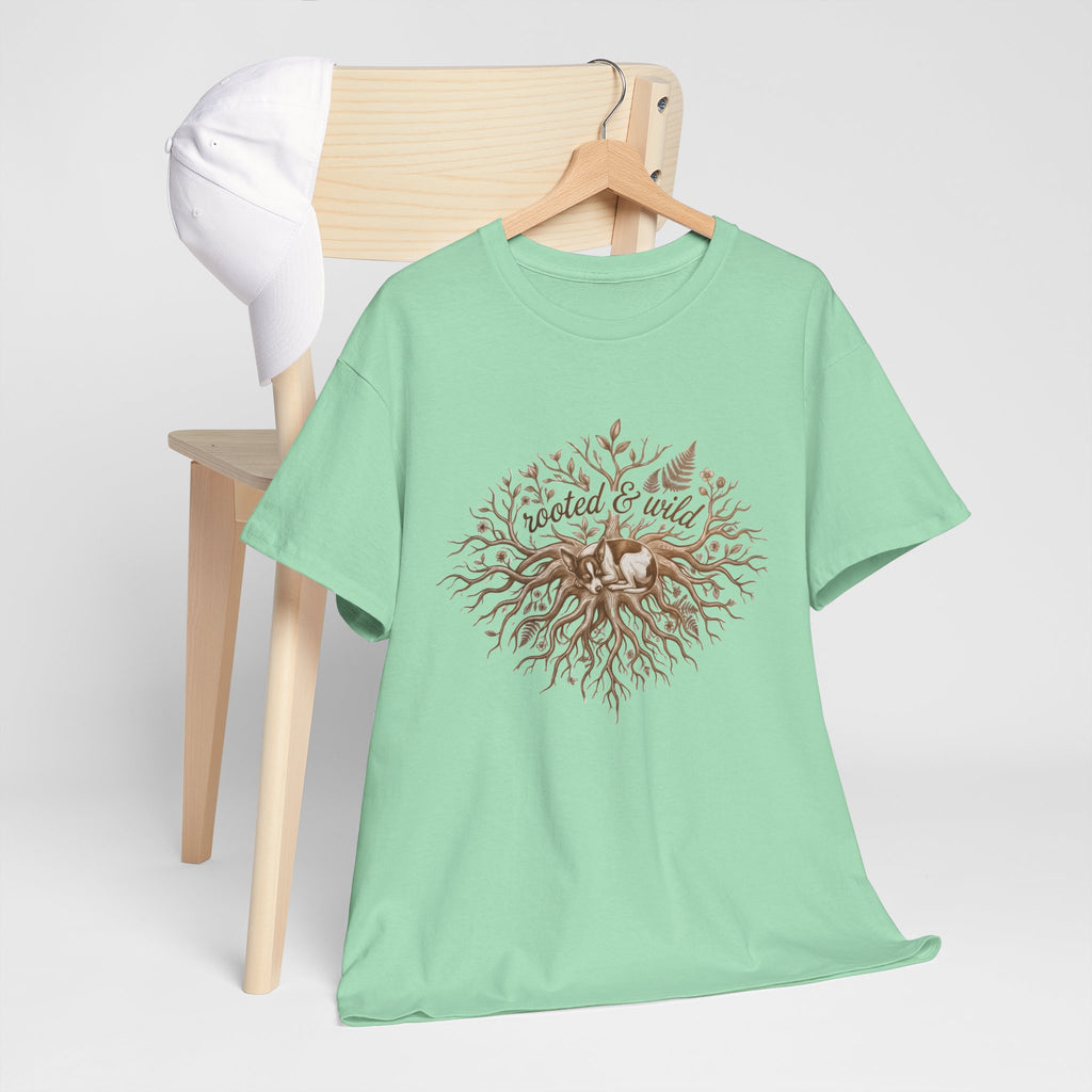 Rooted & Wild Tee — Inspirational Nature T-Shirt