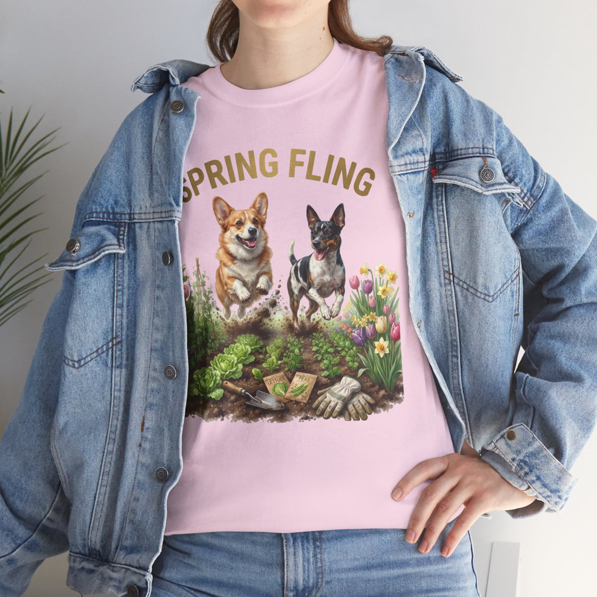 Spring Fling Corgi & Rat Terrier Unisex T-Shirt