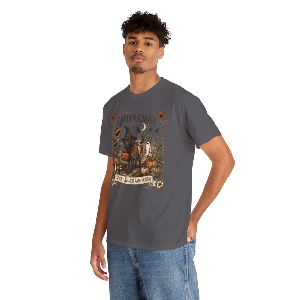 Garden Ghoul Spooky Season Same Old Dog Unisex T-Shirt