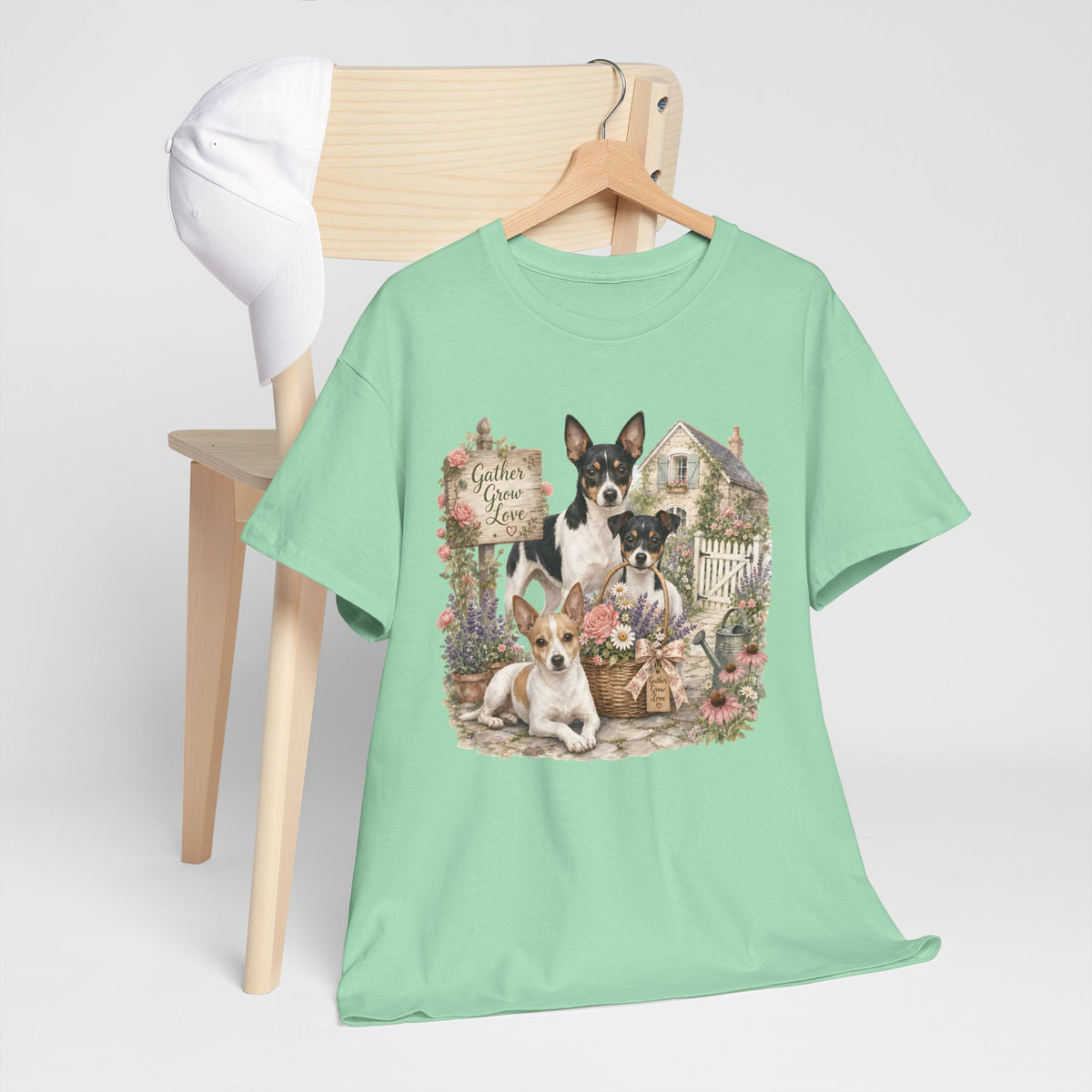 Gather Grow Love Dog Tee