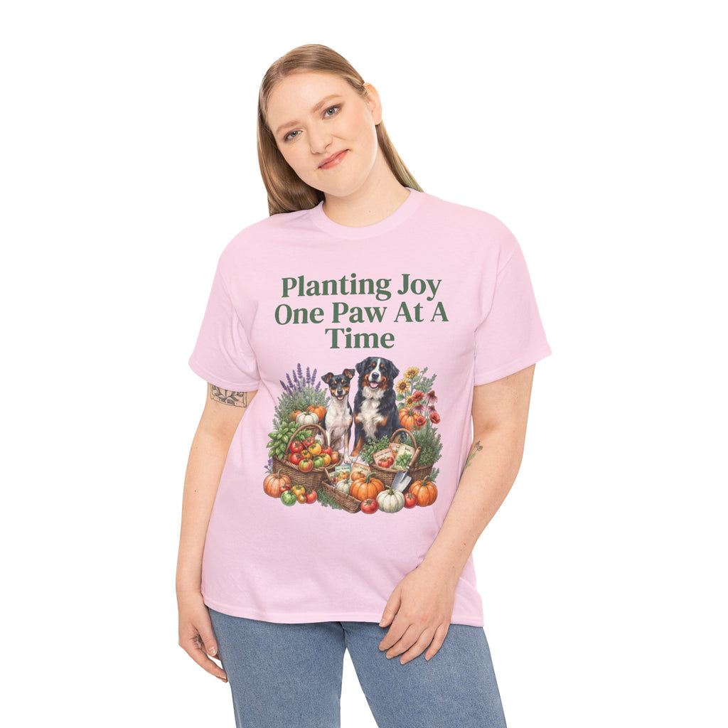 Planting Joy One Paw At A Time Unisex T-Shirt