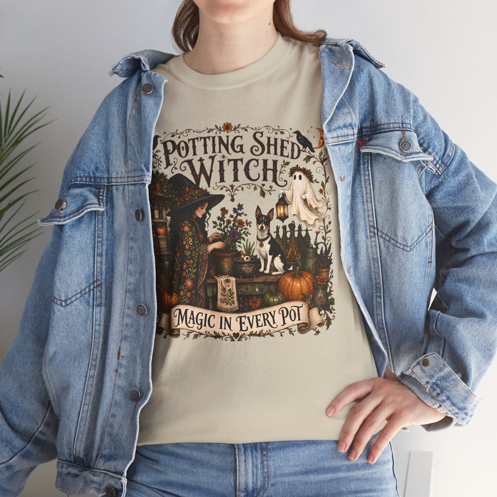 Potting Shed Witch Magic In Every Pot Unisex T-Shirt