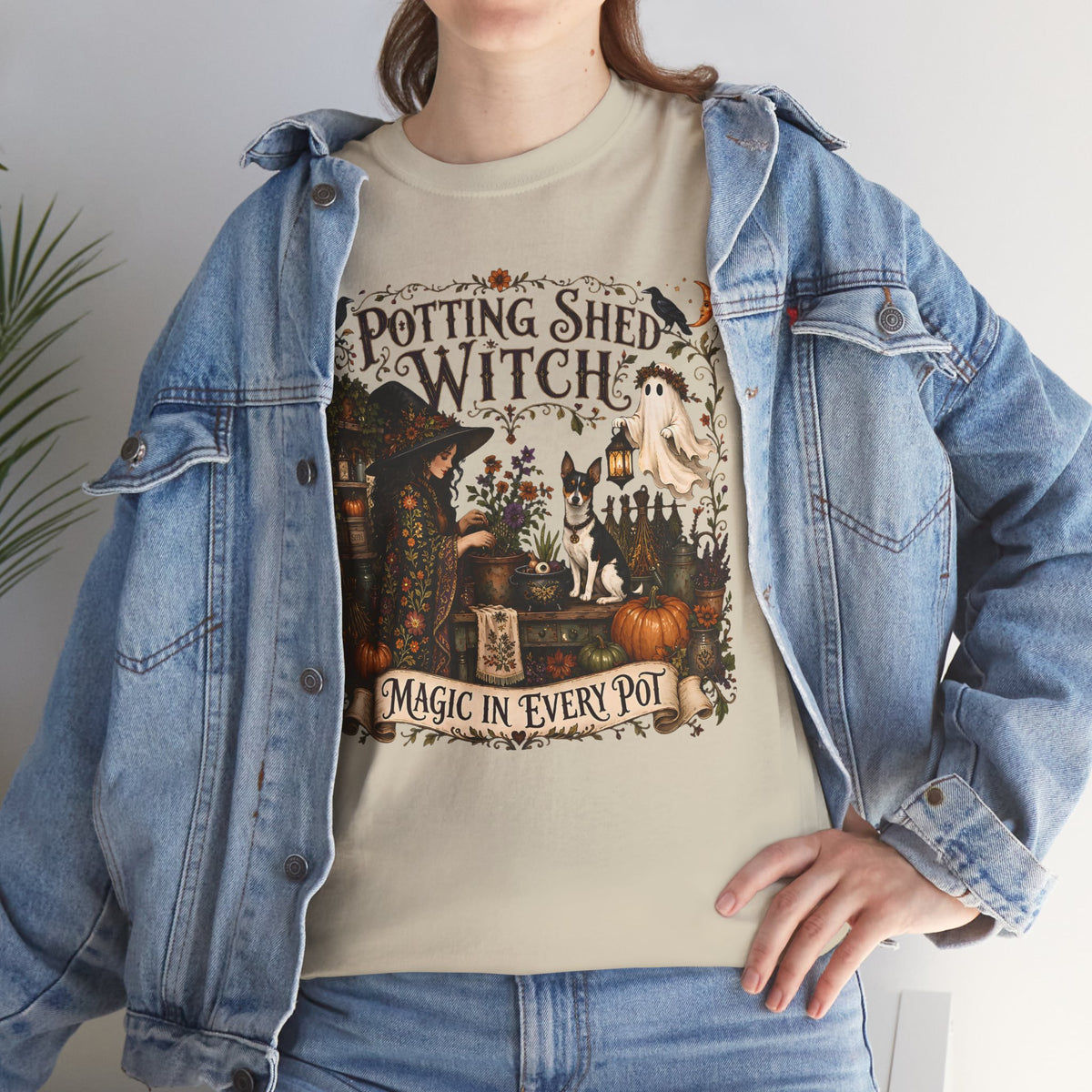 Potting Shed Witch Magic In Every Pot Unisex T-Shirt