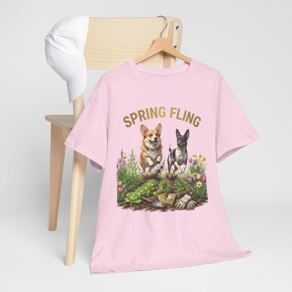 Spring Fling Corgi & Rat Terrier Unisex T-Shirt