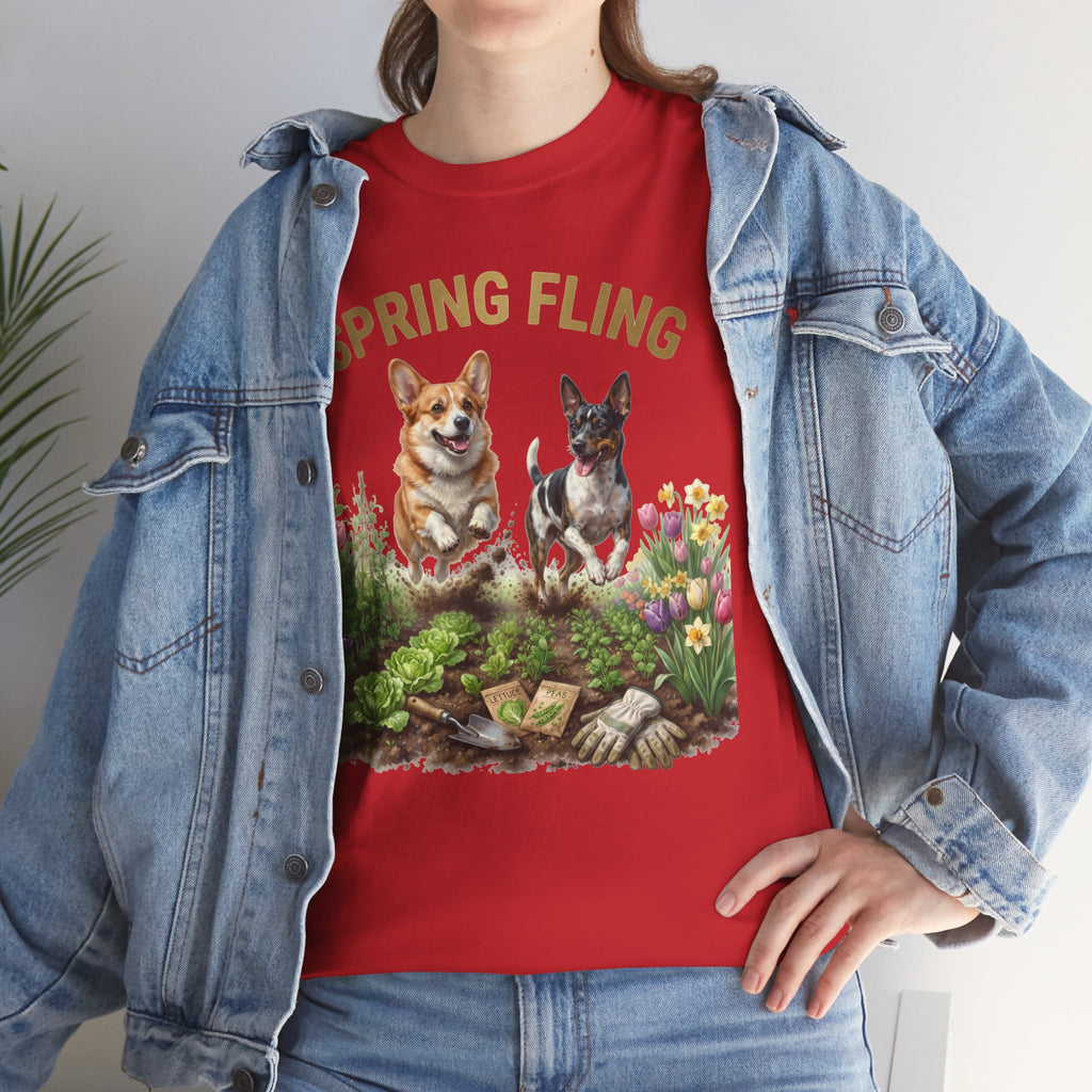 Spring Fling Corgi & Rat Terrier Unisex T-Shirt