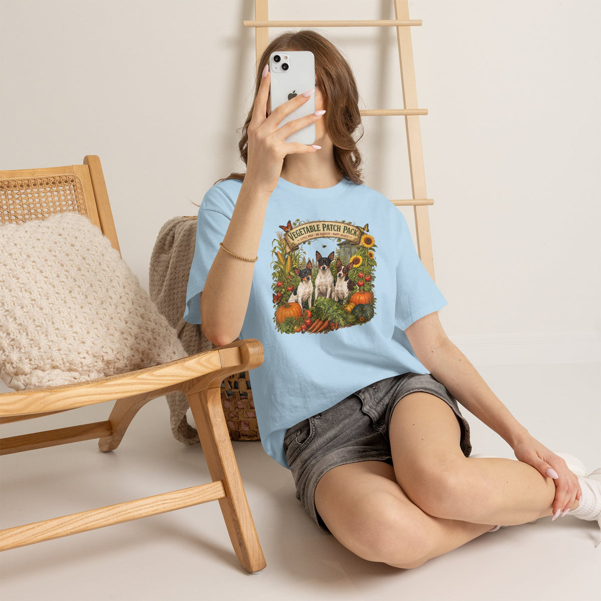 "Vegetable Patch Pack" Rat Terrier Tee