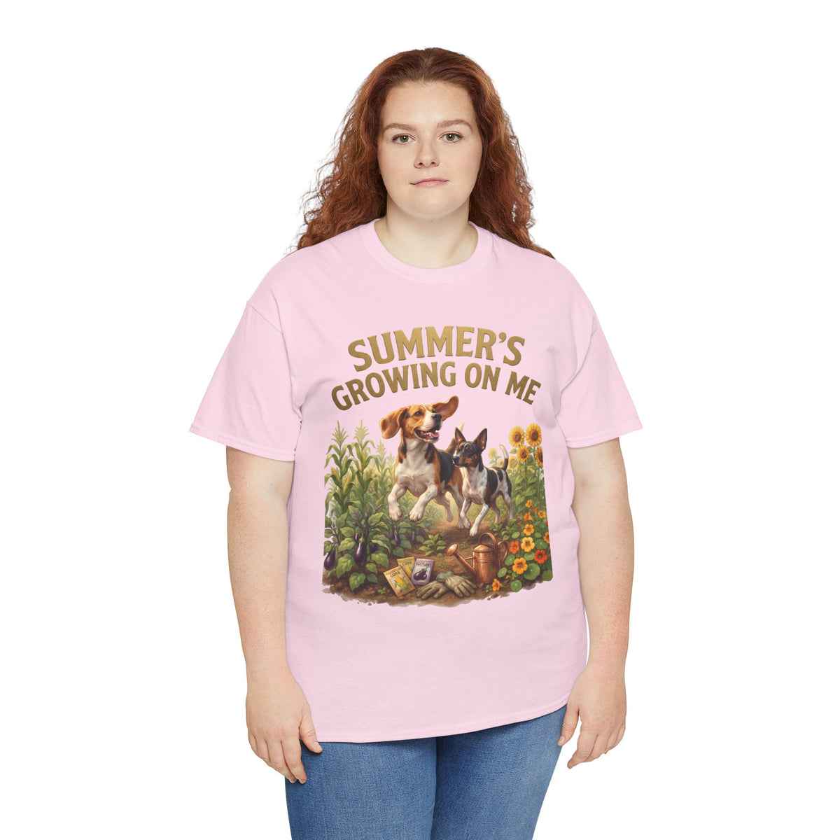Summer's Growing on Me Beagle & Rat Terrier Unisex T-Shirt