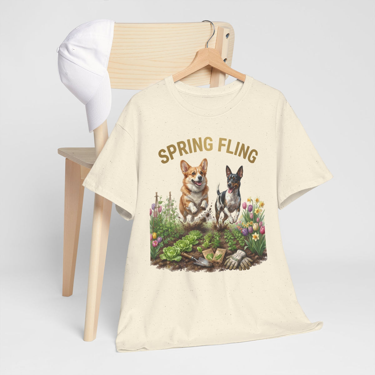 Spring Fling Corgi & Rat Terrier Unisex T-Shirt