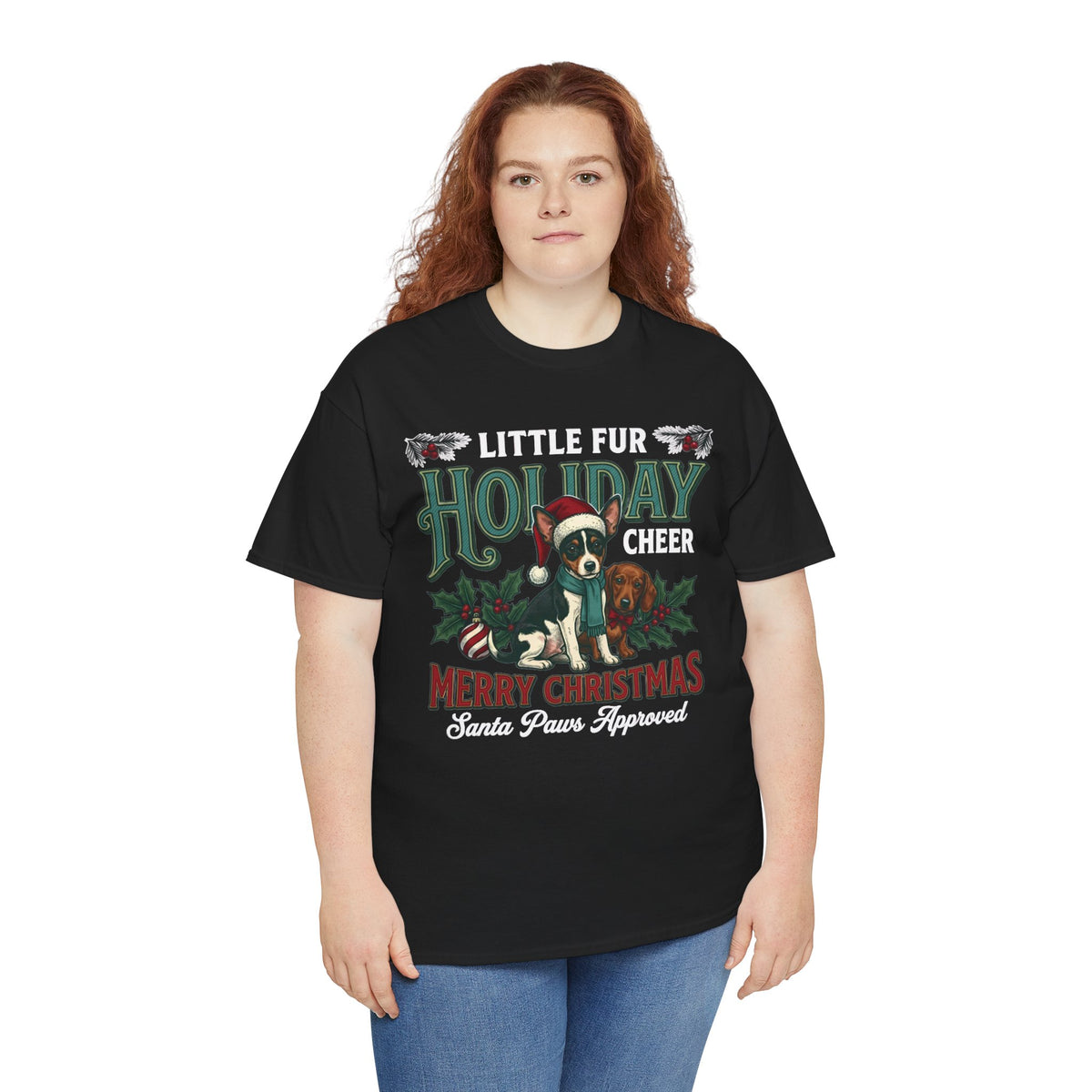 Little Fur Holiday Cheer Unisex T-Shirt