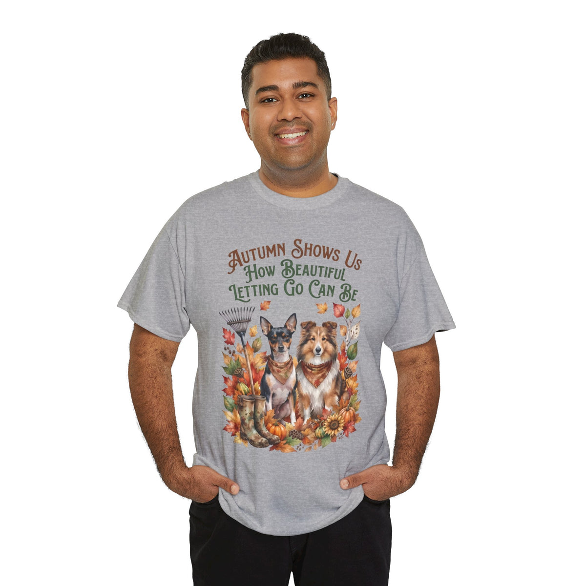Autumn Shows Us How Beautiful Letting Go Can Be Unisex T-Shirt