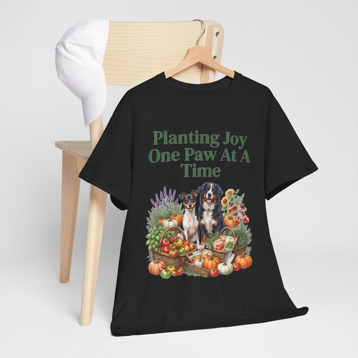 Planting Joy One Paw At A Time Unisex T-Shirt