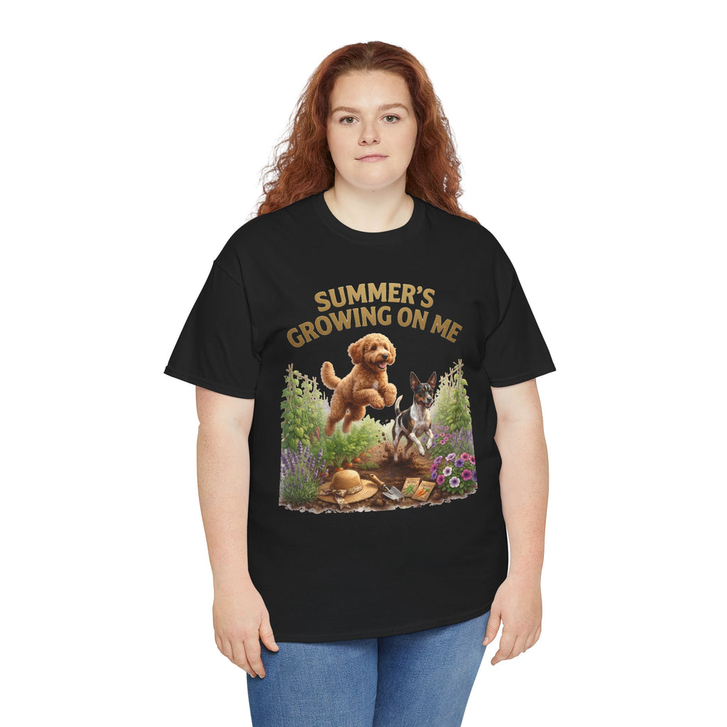 Summer's Growing on Me  Labradoodle & Rat Terrier Unisex T-Shirt
