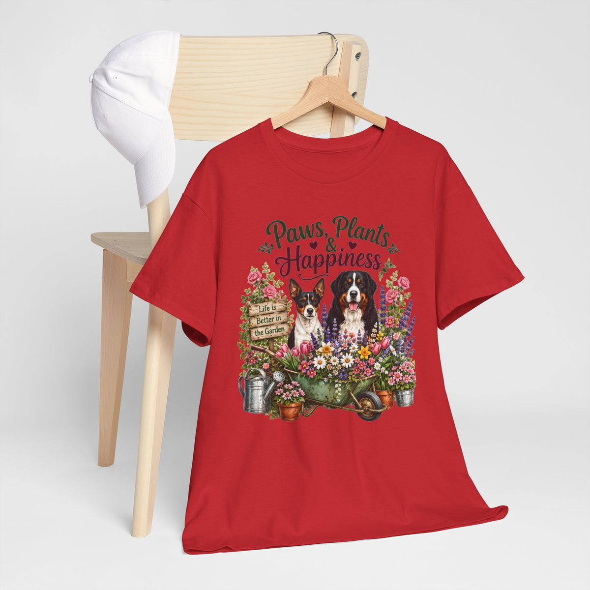 Paws Plants & Happiness Unisex T-Shirt