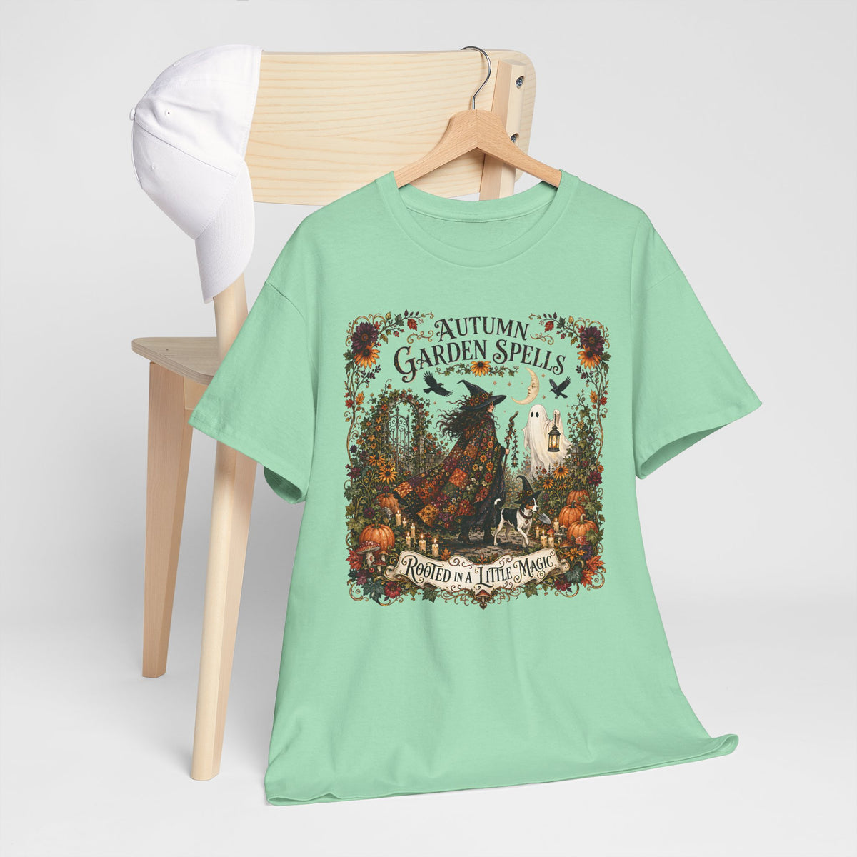 Autumn Garden Spells Rooted In A Little Magic Unisex T-Shirt