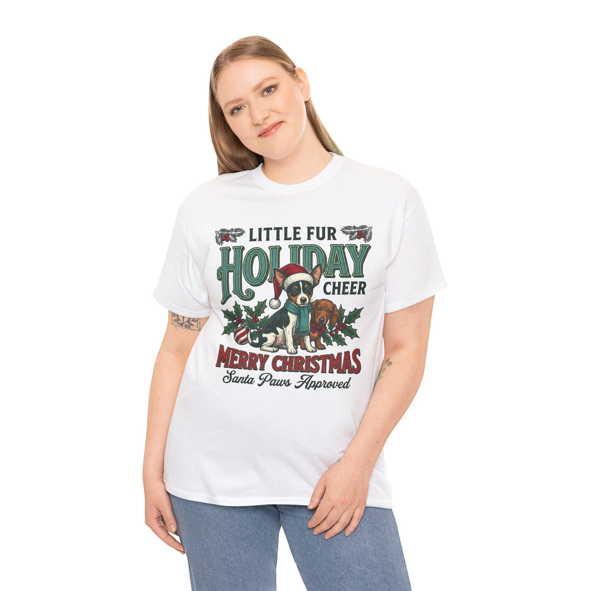 Little Fur Holiday Cheer Unisex T-Shirt