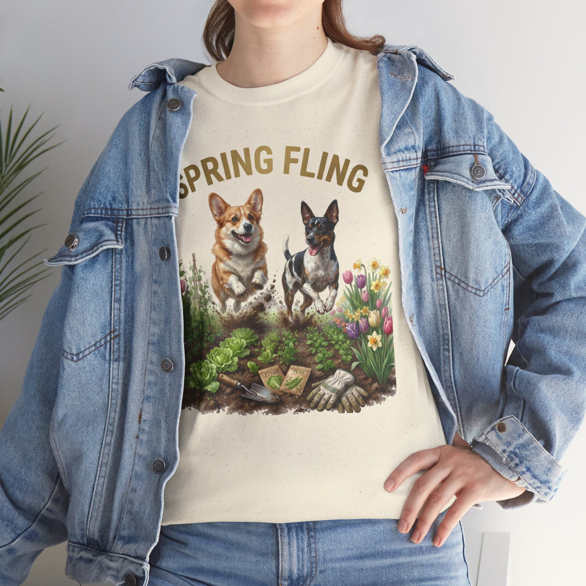 Spring Fling Corgi & Rat Terrier Unisex T-Shirt