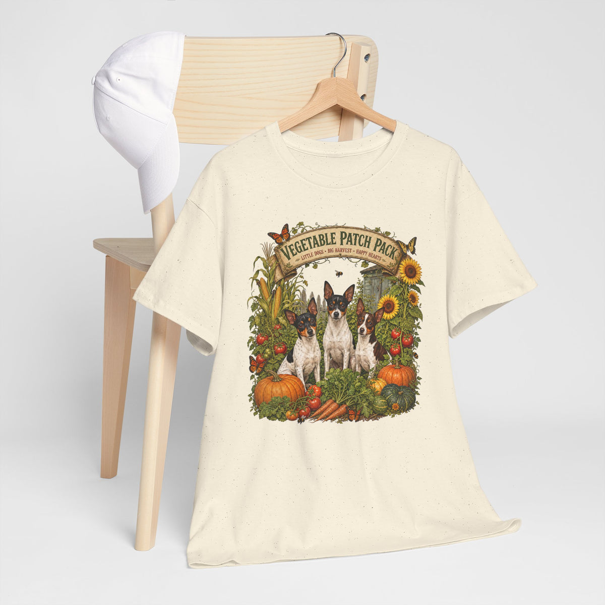 "Vegetable Patch Pack" Rat Terrier Tee