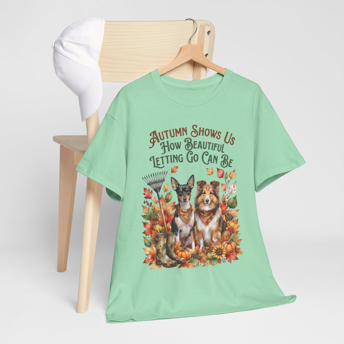 Autumn Shows Us How Beautiful Letting Go Can Be Unisex T-Shirt