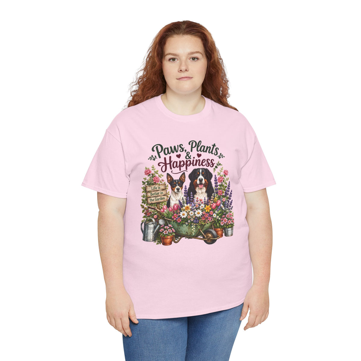 Paws Plants & Happiness Unisex T-Shirt