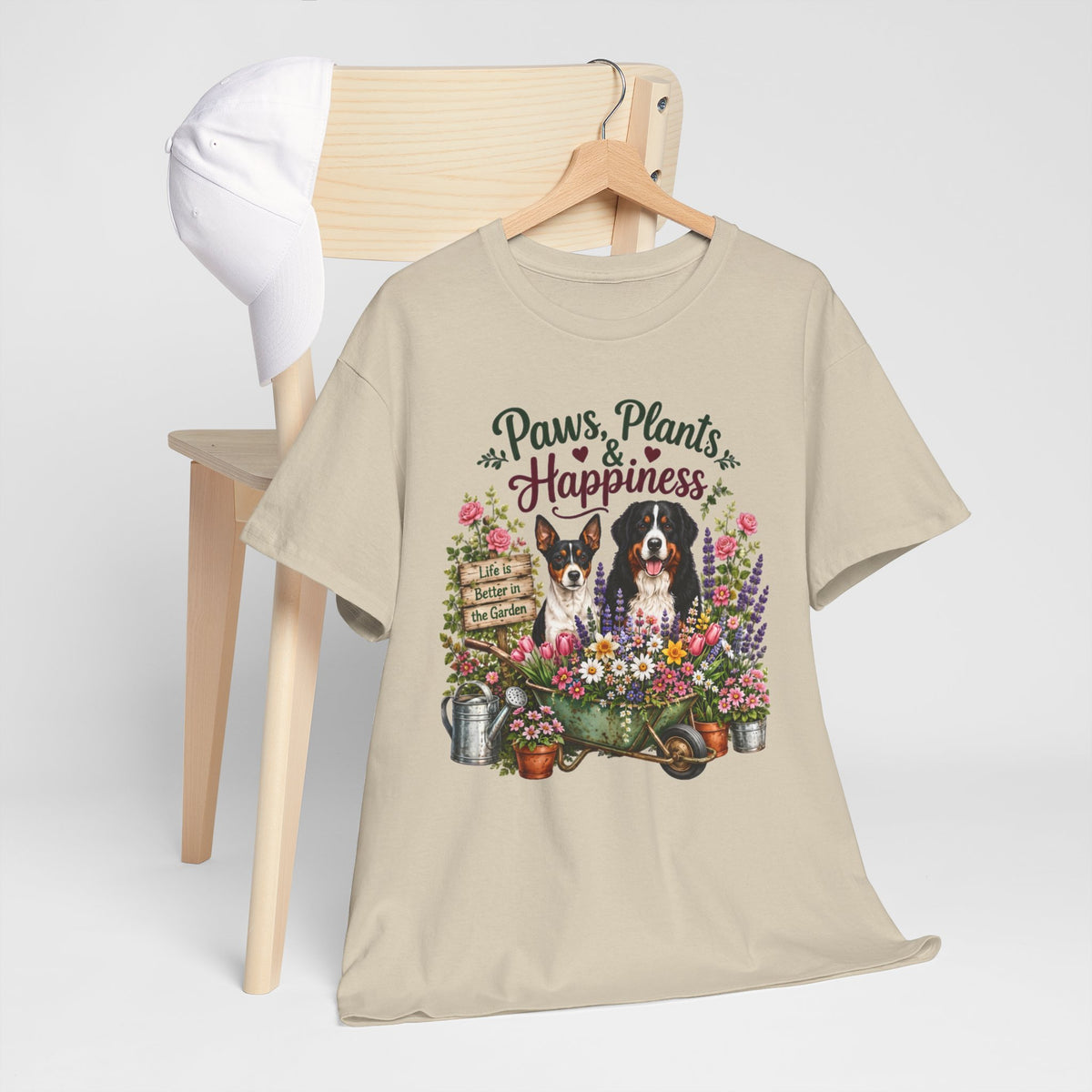 Paws Plants & Happiness Unisex T-Shirt